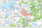Map of suburb part of Pskov