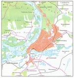 Map of suburb part of Samara
