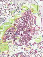 Map of central part of Tallinn