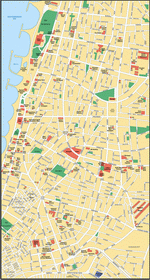 Map of Tel Aviv