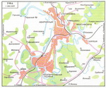Map of suburb part of Ufa