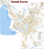 Map of Vyshniy Volochok