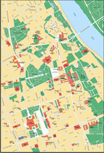 Map of Warsaw