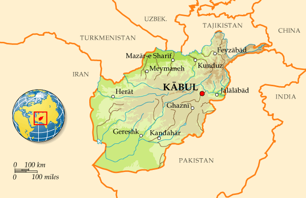 Map of Afghanistan