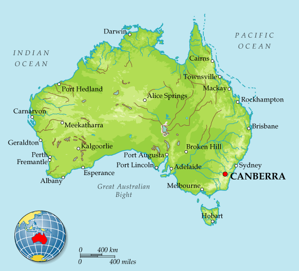 Map of Australia