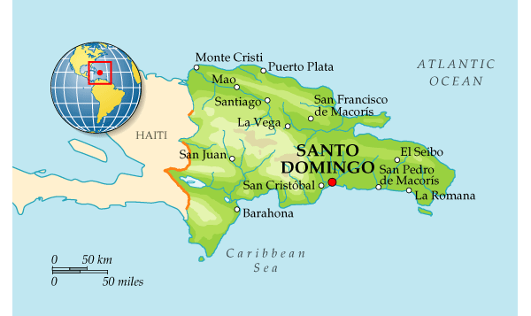 Map of Dominican Republic