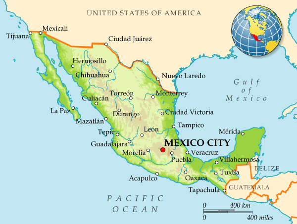 Map of Mexico