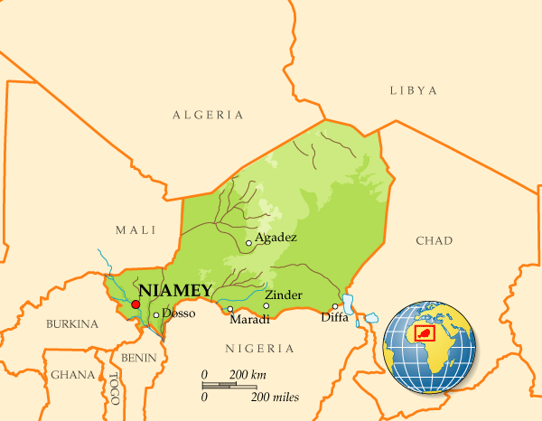 Map of Niger