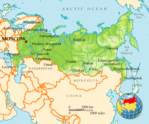 Map of Russia