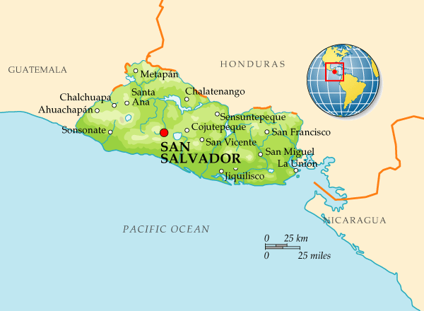 Map of Salvador