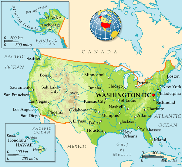 Map of United States