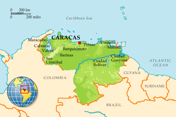 Map of Venezuela