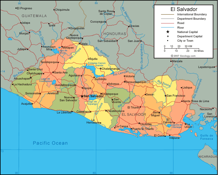 Map of Salvador