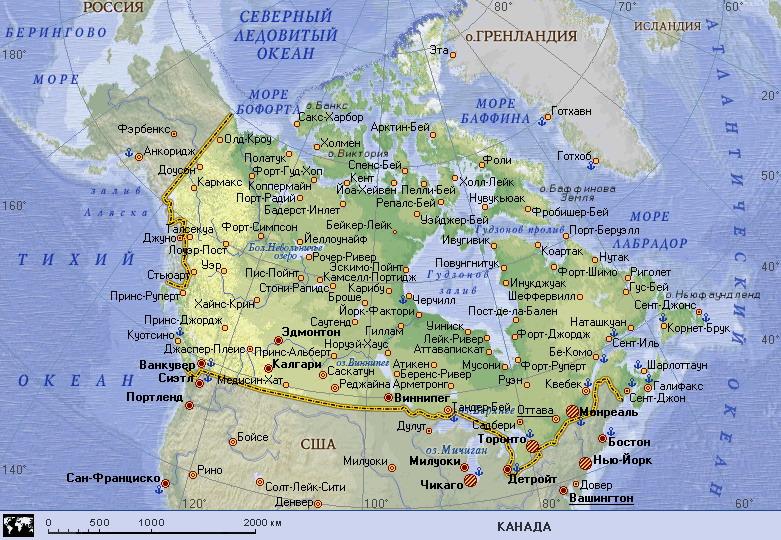 Map of Canada