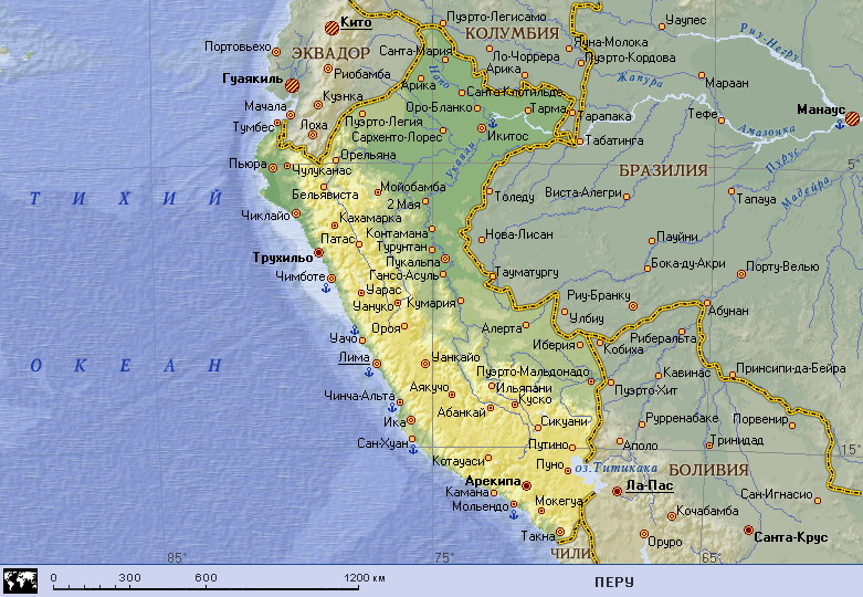 Map of Peru