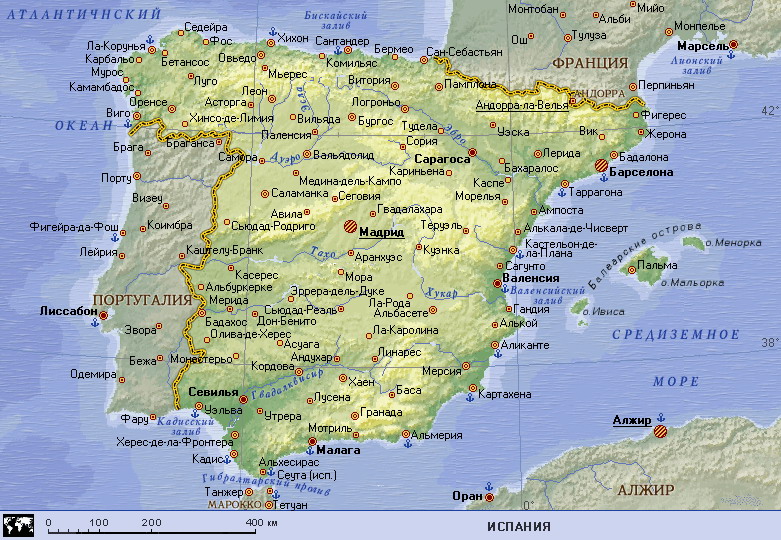Map of Spain