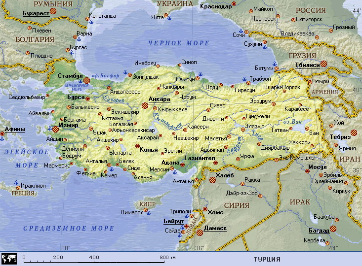 Map of Turkey