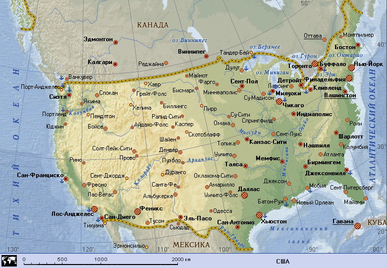 Map of United States