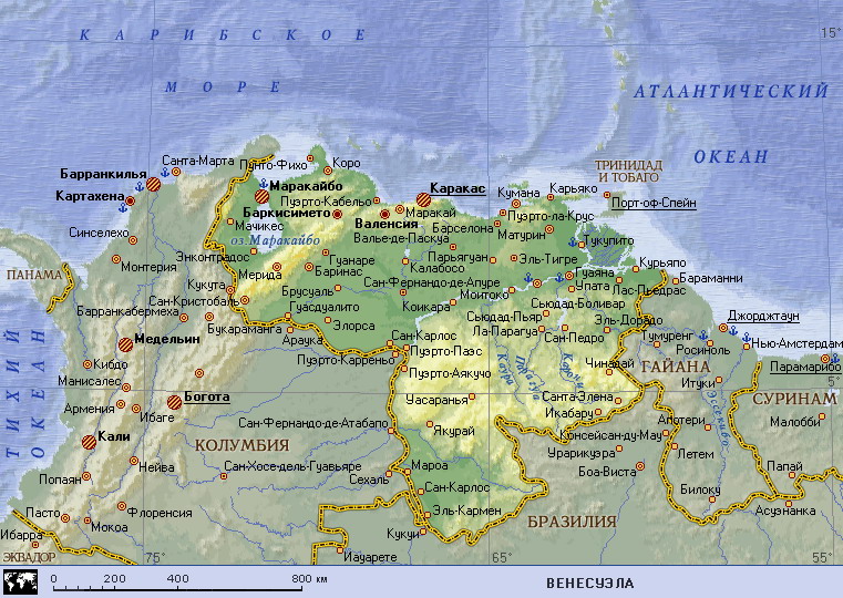Map of Venezuela