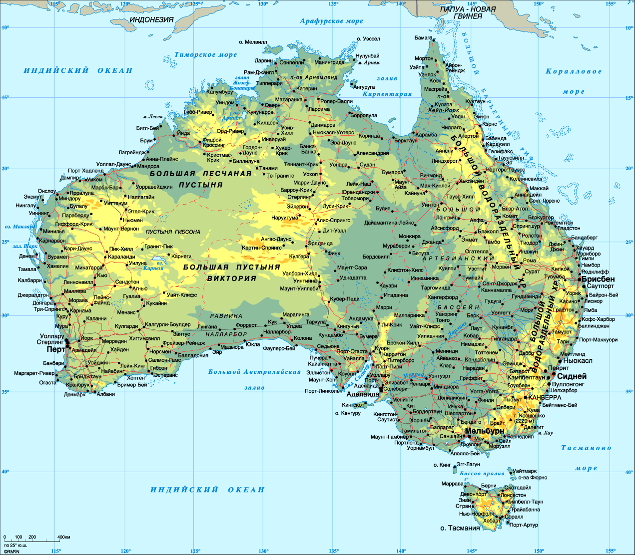 Map of Australia