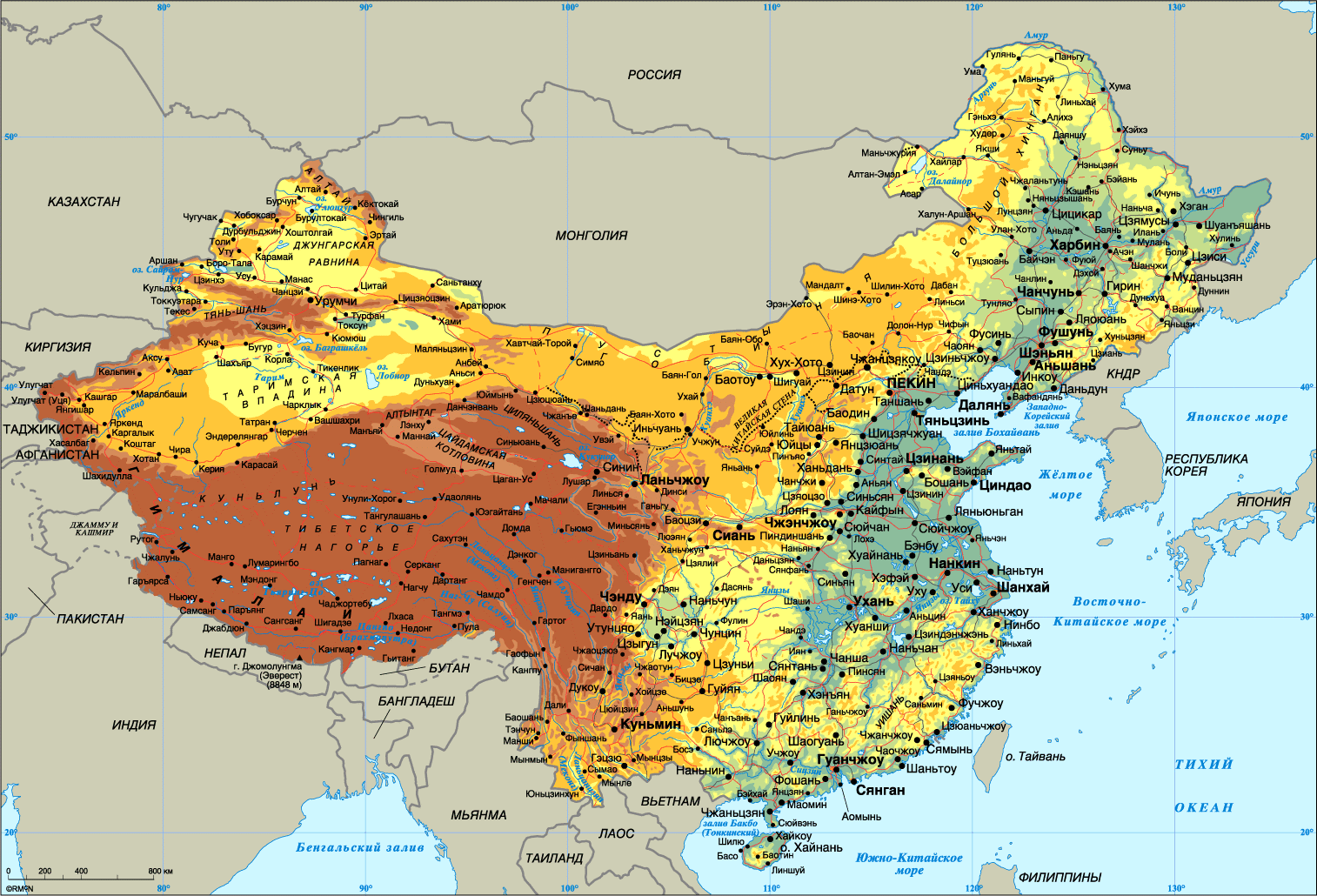 Map of China