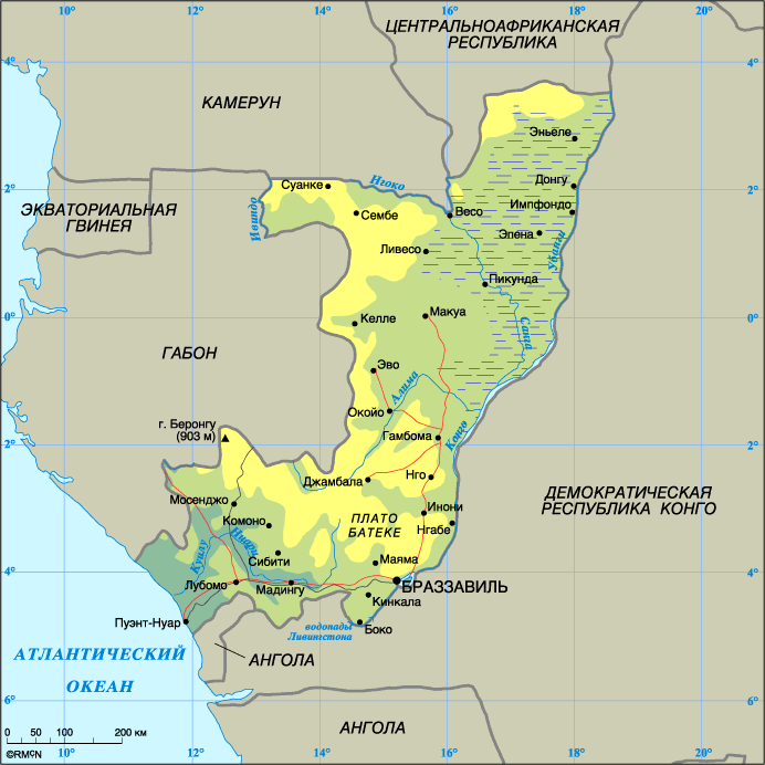 Map of Congo