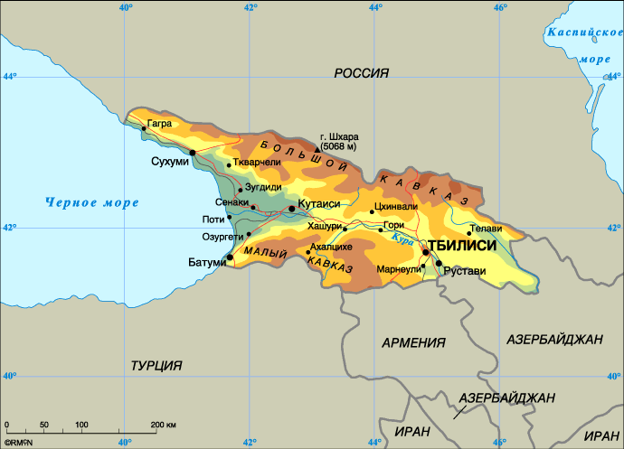 Map of Georgia