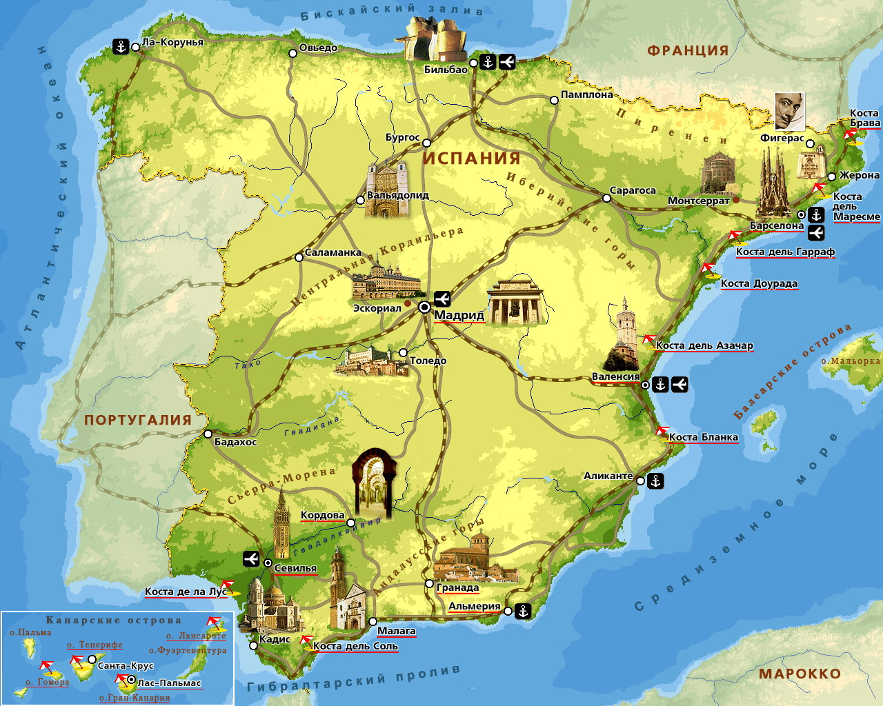 Map of Spain