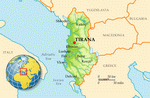 Map of Albania