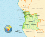 Map of Angola