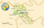 Map of Armenia