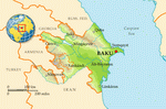 Map of Azerbaijan