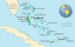 Map of Bahamas