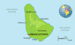 Map of Barbados