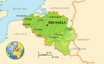 Map of Belgium