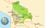 Map of Bolivia