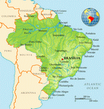 Map of Brazil