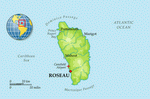 Map of Dominica