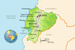 Map of Ecuador