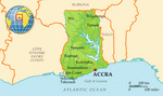 Map of Ghana