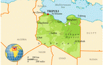 Map of Libya