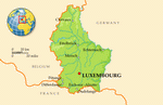 Map of Luxembourg