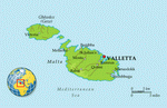 Map of Malta