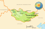 Map of Mongolia