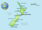 Map of New Zealand