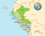 Map of Peru