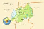 Map of Rwanda