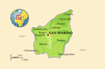 Map of San Marino