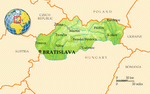 Map of Slovakia