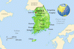 Map of South Korea